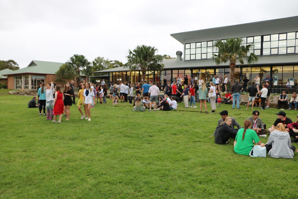 group of campers outside at Summer Camp 2023